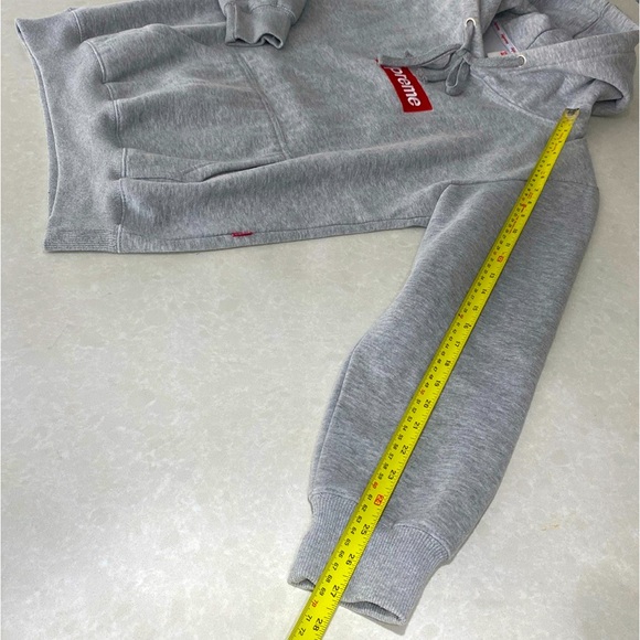 Supreme Box Logo Hoodie woman Medium Heather Gray Long Sleeve Pullover ⭐️⭐️ - Picture 7 of 16
